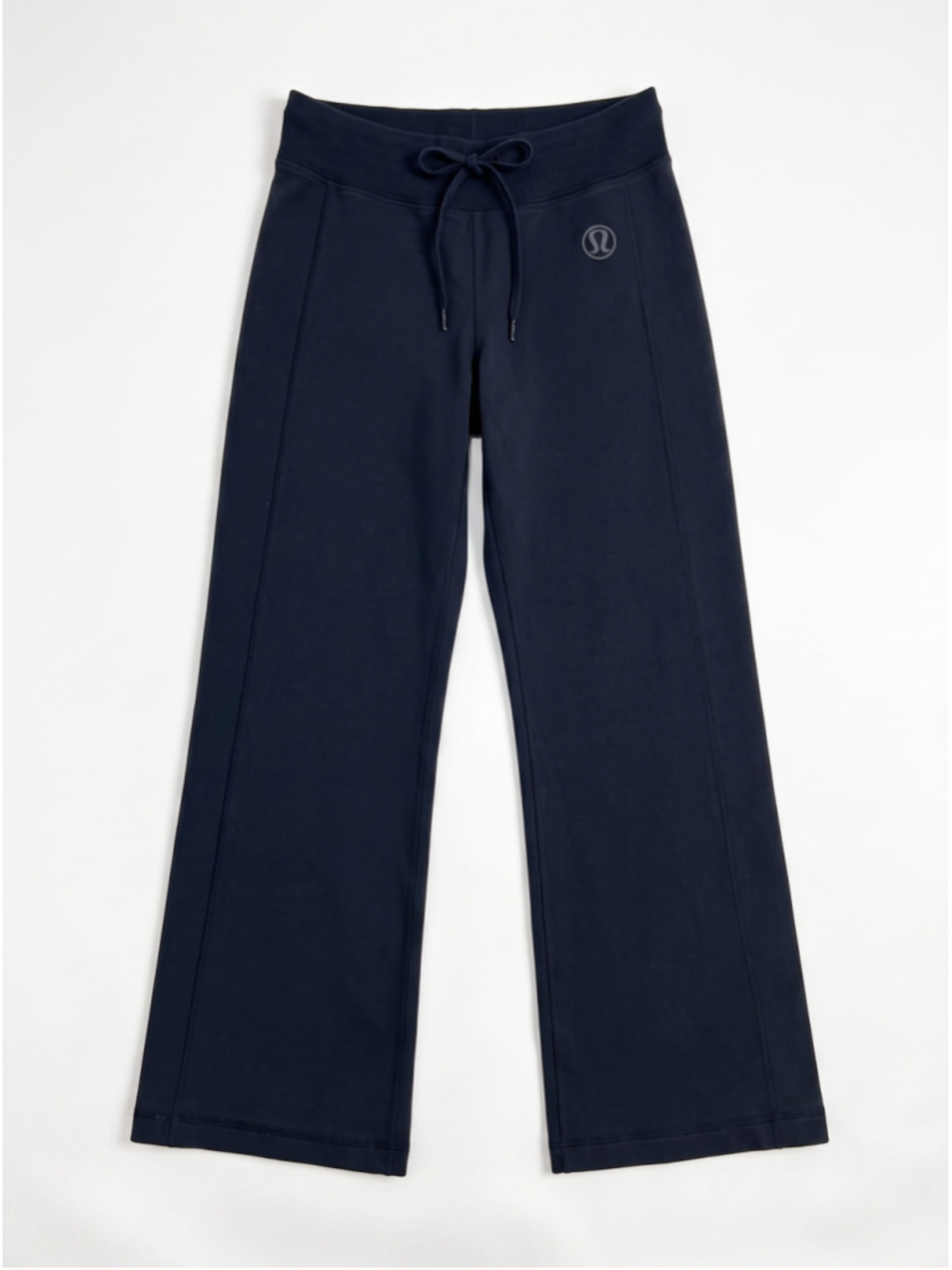 LULULEMON Vintage Wide Leg Black Pants Loungewear High-rise, Sz 4